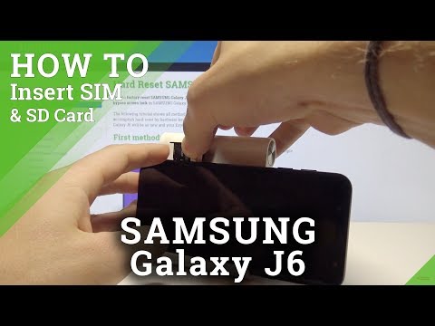 Samsung Galaxy J6 Sim Card Tray Holder