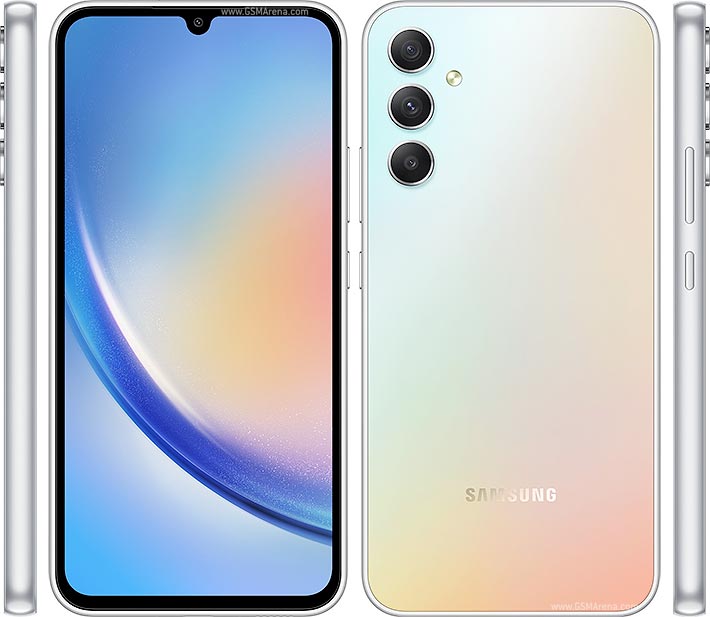 Samsung Galaxy A34 Silicone Cover (White)