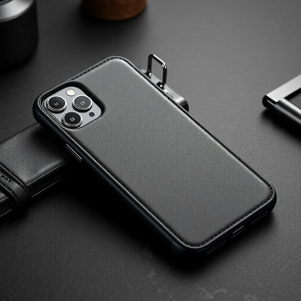 iPhone 12 Leather Case