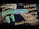 iPhone 11 Matte Ceramic Privacy Screen Protector