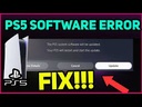 PS5 Software issue fixing