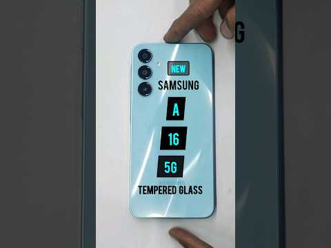 Samsung Galaxy A16 Tempered Glass Screen Protector 