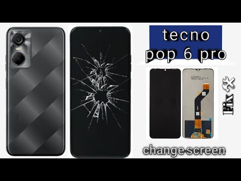 Tecno POP 6 Pro Screen Replacement (Compatible Screen)