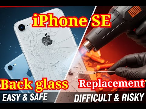 Apple iPhone SE Back Glass Cover Replacement