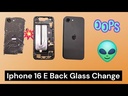 Apple iPhone 16e Back Glass Cover Replacement