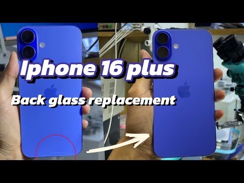 Apple iPhone 16 Plus Back Glass Cover Replacement