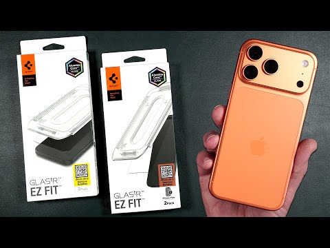 Apple iPhone 17 Pro Max Spigen Tempered Glass Screen Protector 
