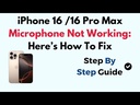 Apple iPhone 16 Pro Max Microphone Replacement