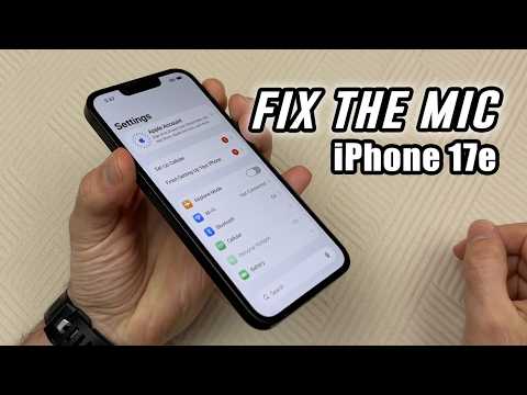 Apple iPhone 17e Microphone Replacement