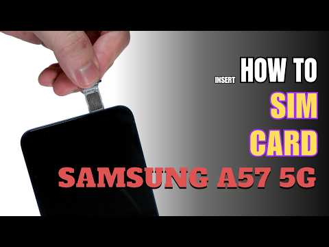 Samsung Galaxy A57 Sim Card Tray Holder