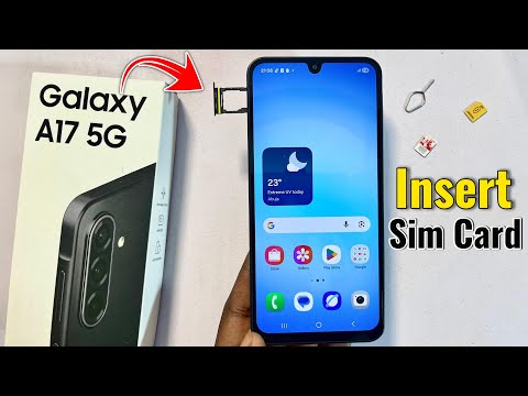 Samsung Galaxy A17 Sim Card Tray Holder