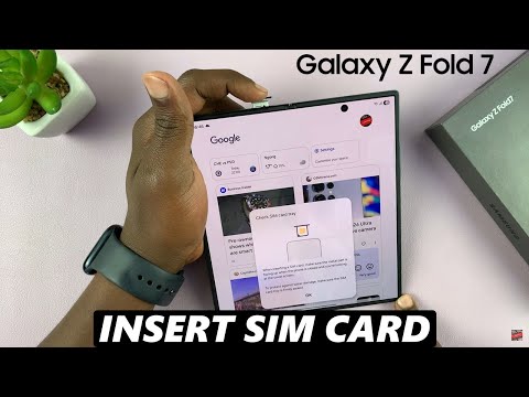 Samsung Galaxy Z Fold 7 Sim Card Tray Holder