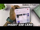 Samsung Galaxy Z Fold 7 Sim Card Tray Holder