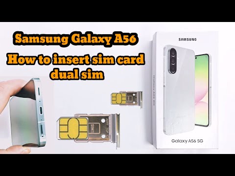 Samsung Galaxy A56 Sim Card Tray Holder