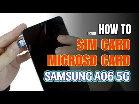 Samsung Galaxy A06 5G Sim Card Tray Holder
