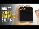 Samsung Galaxy Galaxy Z Flip 6 Sim Card Tray Holder