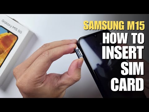 Samsung Galaxy M15 Sim Card Tray Holder
