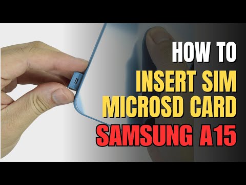 Samsung Galaxy Galaxy A15 Sim Card Tray Holder