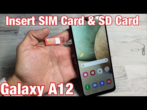 Samsung Galaxy A12 Sim Card Tray Holder