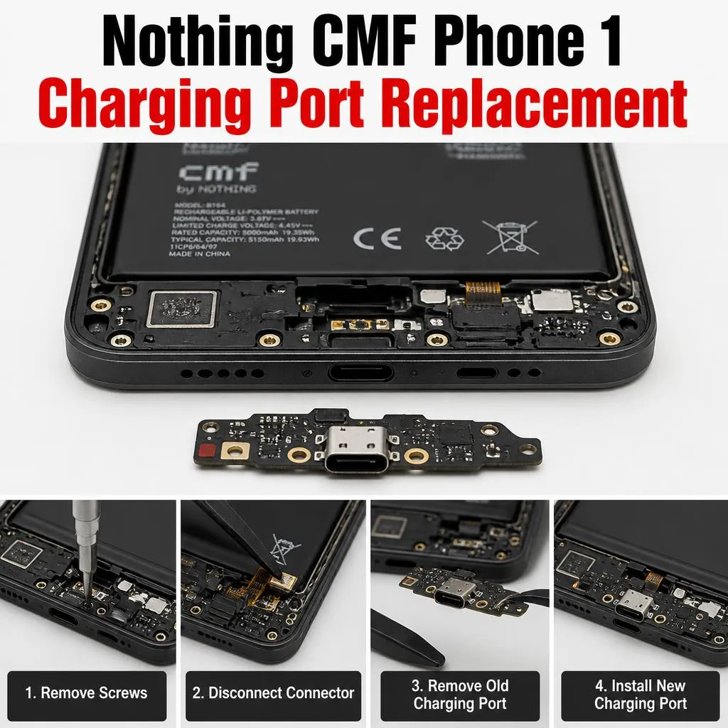 ​Nothing CMF Phone 1 Charging Port Replacement