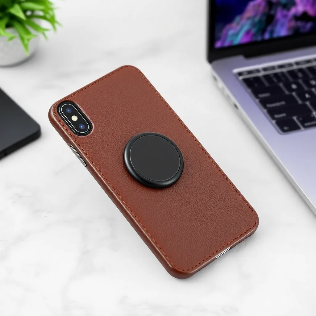 iPhone XS Leather Case with MagSafe