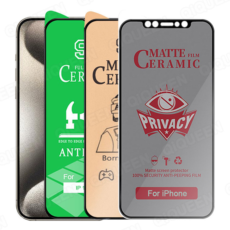 iPhone 15 Pro Max Matte Ceramic Screen Protector