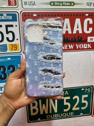 Apple iPhone 15 Fancy Rugged Jeans Covers