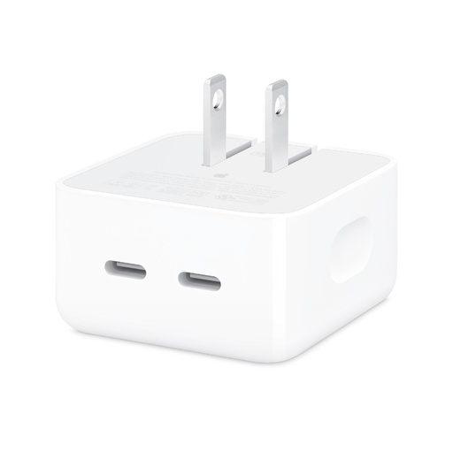Original Apple Dual 35W USB-C Power Adapter