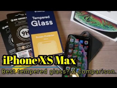 iPhone XS Max Tempered Glass Screen Protector