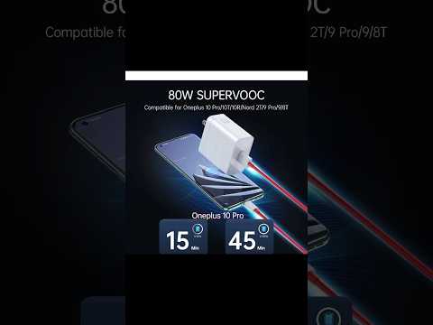 Original OnePlus 80W Super Fast Charger